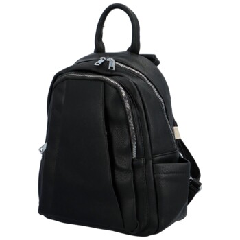 Dámský městský batoh kabelka černý - Maria C Intro