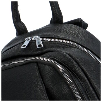 Dámský městský batoh kabelka černý - Maria C Intro