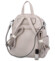 Dámský batoh kabelka světle šedý - Silvia Rosa Perfekto