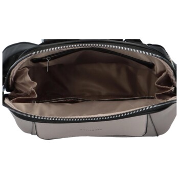 Dámský batoh kabelka světle šedý - Silvia Rosa Jersil