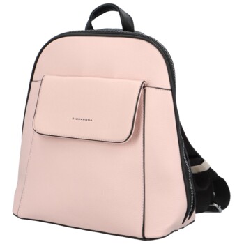 Dámský batoh kabelka světle růžový - Silvia Rosa Jersil
