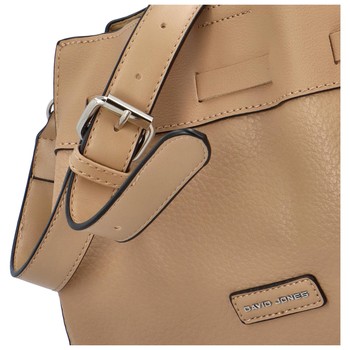 Dámská crossbody kabelka camel - David Jones Afras