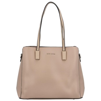 Dámská kabelka přes rameno tmavě béžová - David Jones Preaya