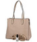 Dámská kabelka přes rameno tmavě béžová - David Jones Preaya