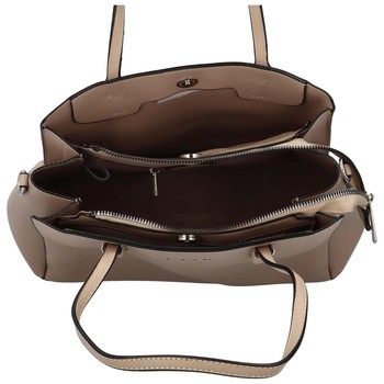 Dámská kabelka přes rameno tmavě béžová - David Jones Preaya