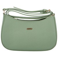 Dámská crossbody kabelka saffiano bledě zelená - David Jones Boaty
