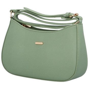 Dámská crossbody kabelka saffiano bledě zelená - David Jones Boaty