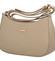 Dámská crossbody kabelka saffiano tmavě béžová - David Jones Boaty