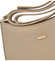 Dámská crossbody kabelka saffiano tmavě béžová - David Jones Boaty