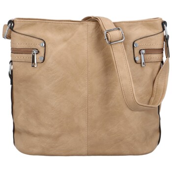 Dámská crossbody kabelka tmavě béžová - Mahel Serena