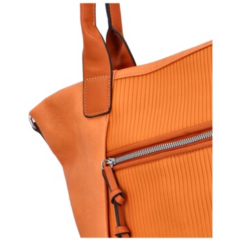 Dámská kabelka přes rameno oranžová - Maria C Alesiana