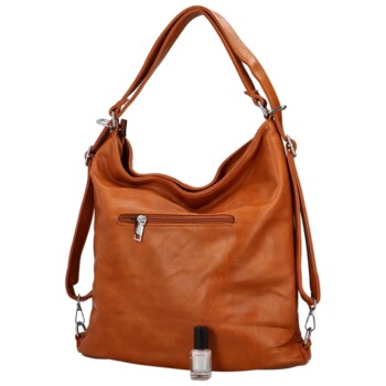 Dámská kabelka přes rameno světle hnědá - Romina Fila