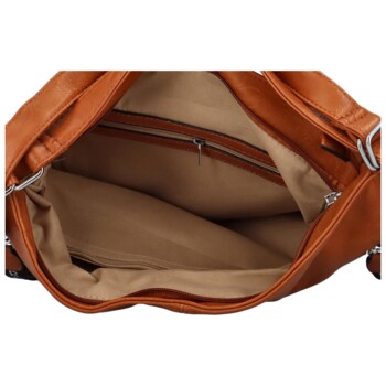 Dámská kabelka přes rameno světle hnědá - Romina Fila