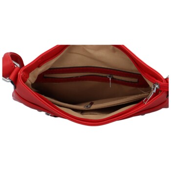 Dámská crossbody kabelka červená - Romina Ronina