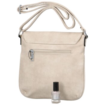 Dámská crossbody kabelka světle béžová - Romina Louly