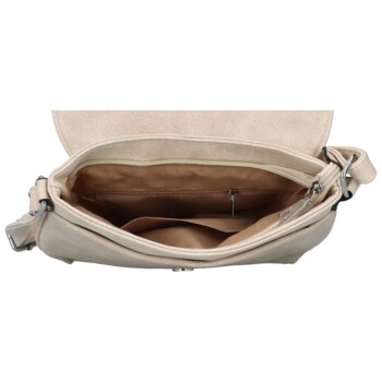 Dámská crossbody kabelka světle béžová - Romina Louly