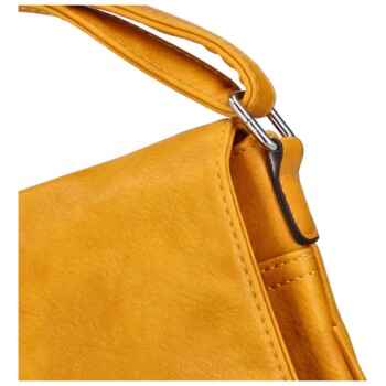 Dámská crossbody kabelka tmavě žlutá - Romina Louly