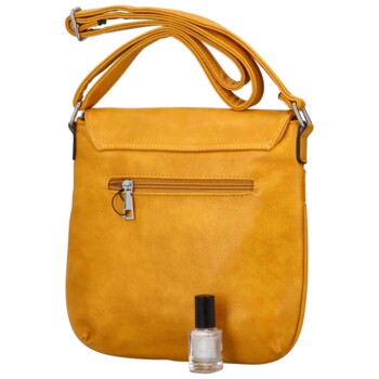 Dámská crossbody kabelka tmavě žlutá - Romina Louly