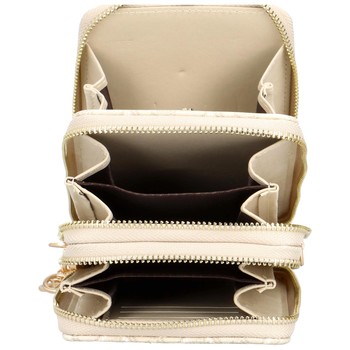 Dámská peněženka kapsa na mobil světle béžová - Coveri Luii