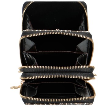 Dámská peněženka kapsa na mobil černá - Coveri Luii