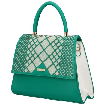 Dámská kabelka do ruky tyrkysově zelená - Maria C Klludy