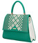Dámská kabelka do ruky tyrkysově zelená - Maria C Klludy
