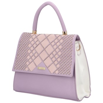 Dámská kabelka do ruky světle fialová - Maria C Klludy