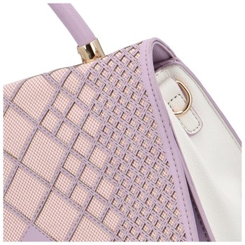 Dámská kabelka do ruky světle fialová - Maria C Klludy