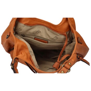 Kabelka do ruky i přes rameno světle hnědá - Coveri Luisa