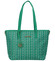 Pevná dámská kabelka zelená - Coveri Lusingiero