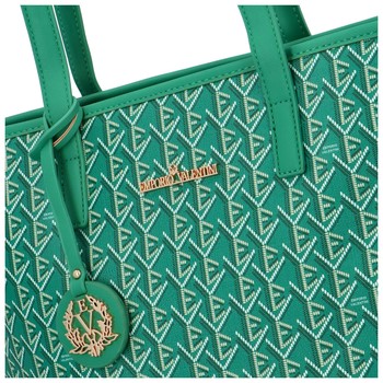 Pevná dámská kabelka zelená - Coveri Lusingiero