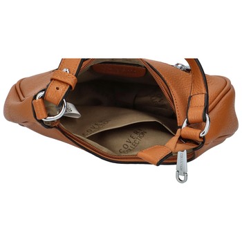 Malá kabelka ve stylu gondola světle hnědá - Coveri Venetia