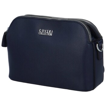 Pevná dámská crossbody kabelka tmavě modrá - Coveri Layla