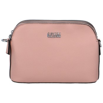 Pevná dámská crossbody kabelka růžová - Coveri Layla