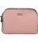 Pevná dámská crossbody kabelka růžová - Coveri Layla