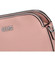 Pevná dámská crossbody kabelka růžová - Coveri Layla