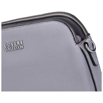 Pevná dámská crossbody kabelka bledě fialová - Coveri Layla