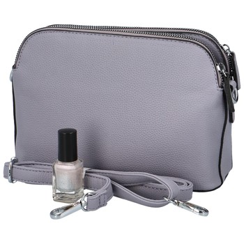 Pevná dámská crossbody kabelka bledě fialová - Coveri Layla