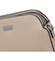 Pevná dámská crossbody kabelka taupe - Coveri Layla