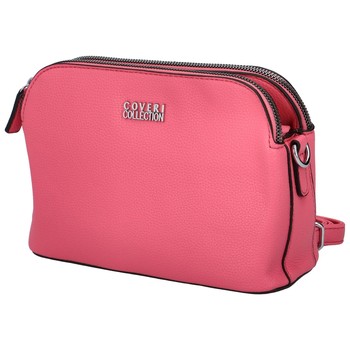Pevná dámská crossbody kabelka sytě růžová - Coveri Layla