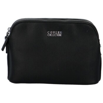 Pevná dámská crossbody kabelka černá - Coveri Layla