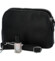 Pevná dámská crossbody kabelka černá - Coveri Layla