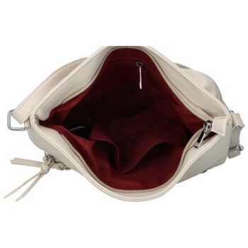 Dámská crossbody kabelka béžová - Herisson Famari