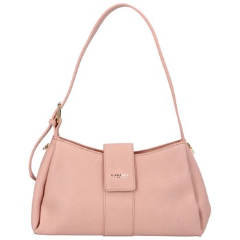 Dámska kabelka cez rameno růžová - DIANA & CO Olilika 