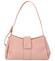 Dámska kabelka cez rameno růžová - DIANA & CO Olilika 