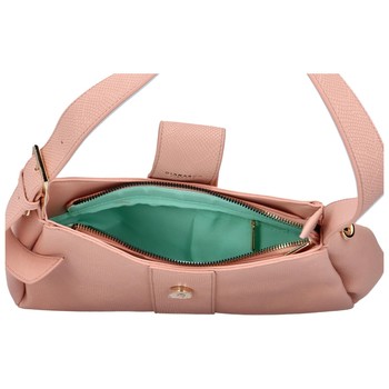 Dámska kabelka cez rameno růžová - DIANA & CO Olilika 