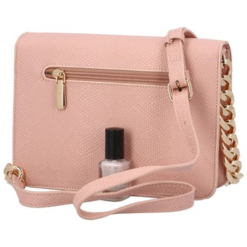 Dámská crossbody kabelka růžová - DIANA & CO Berefy Snake