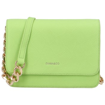 Dámská crossbody kabelka světle zelená - DIANA & CO Berefy Snake