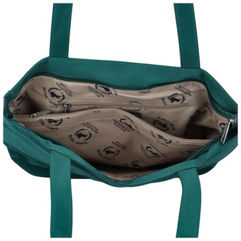 Dámská látková taška tyrkysově zelená - Coveri March