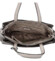 Stylová dámská větší kabelka na rameno šedá - Coveri Giadia